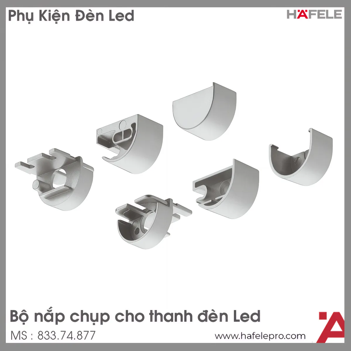 Bộ Nắp Cho Thanh Trượt Ngăn Kéo Hafele 833.74.877