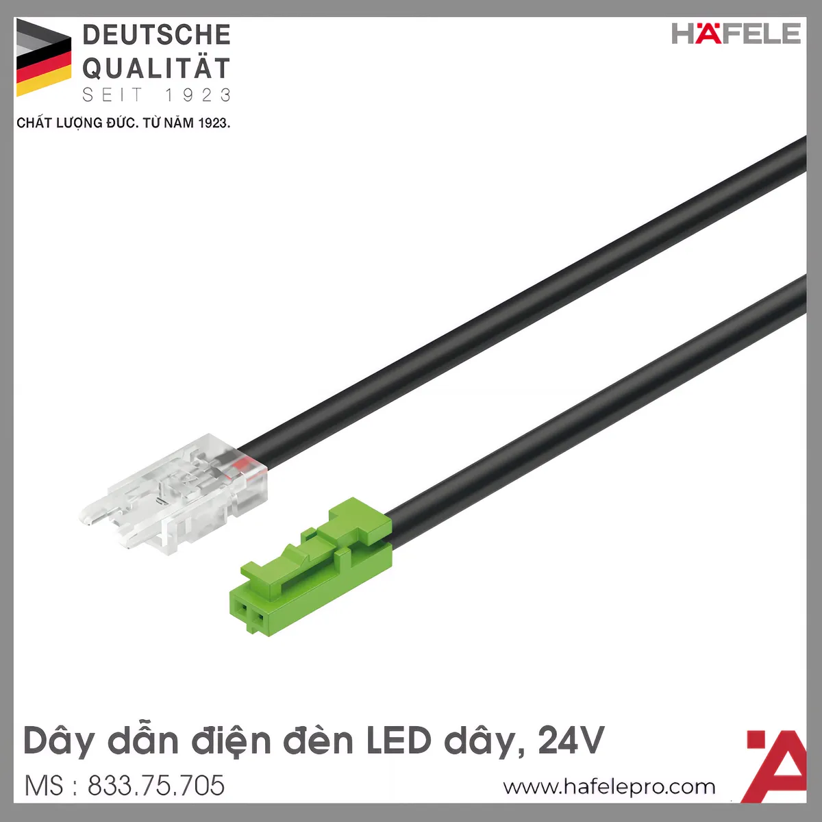 Dây Dẫn Điện Cho Đèn LED Dây 24V Hafele 833.75.705