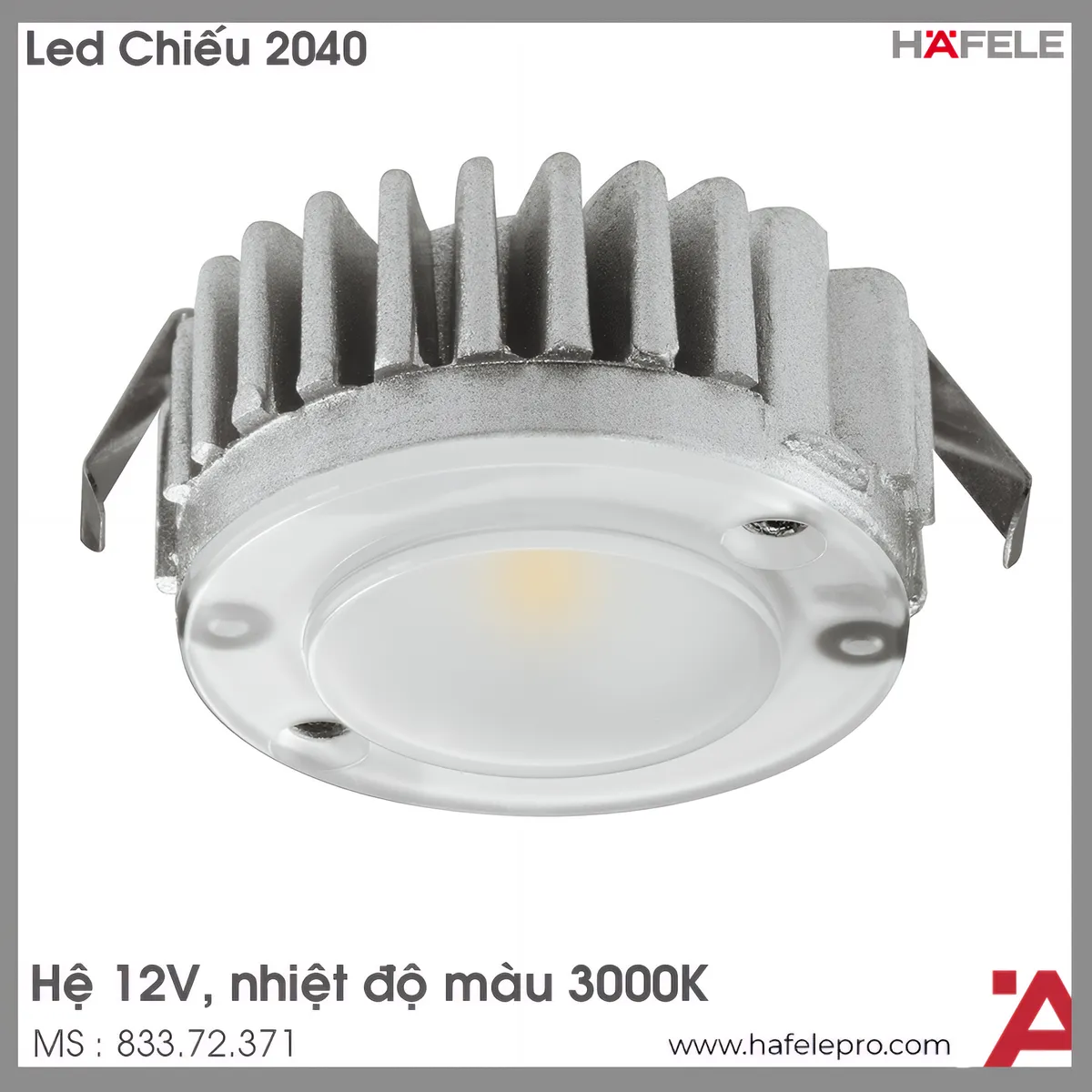 Đèn Led Chiếu 2040 Hệ 12V Hafele 833.72.371