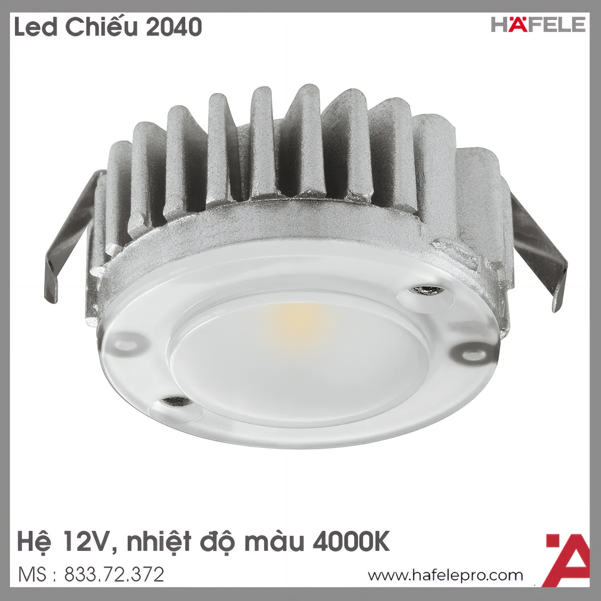 Đèn Led Chiếu 2040 Hệ 12V Hafele 833.72.372