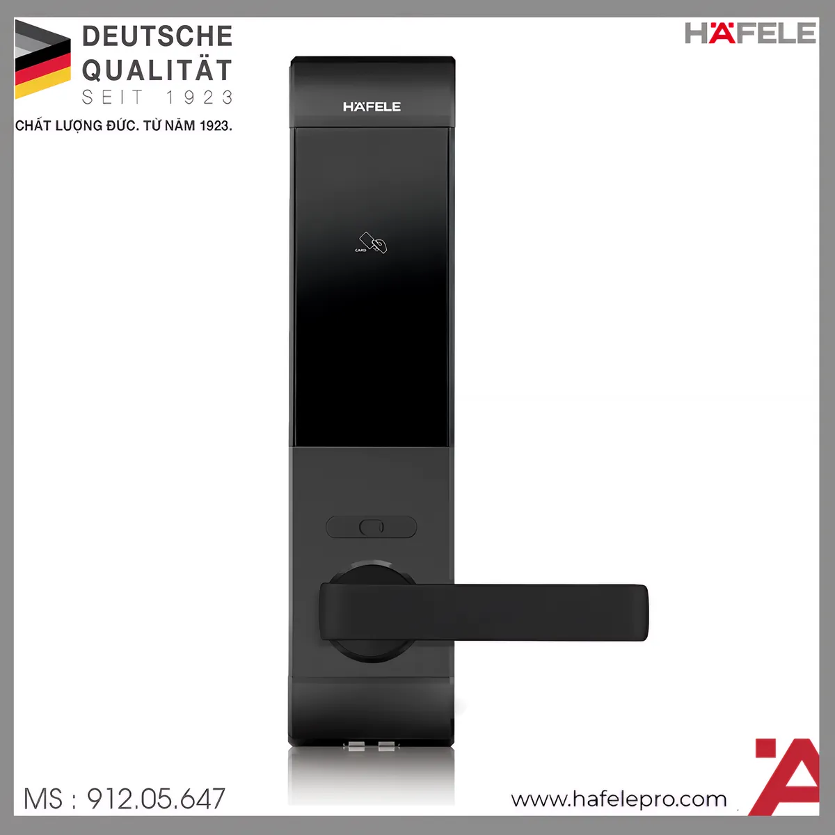 Khóa Điện Tử Thân Lớn EL7900-TCB Hafele 912.05.647