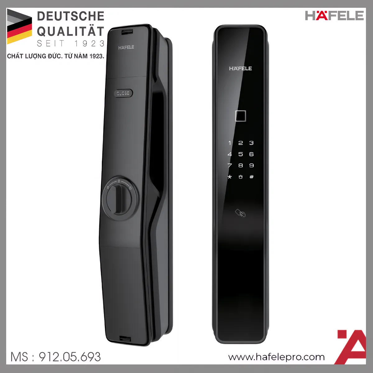 Khóa Điện Tử PP9000 Hafele 912.05.693