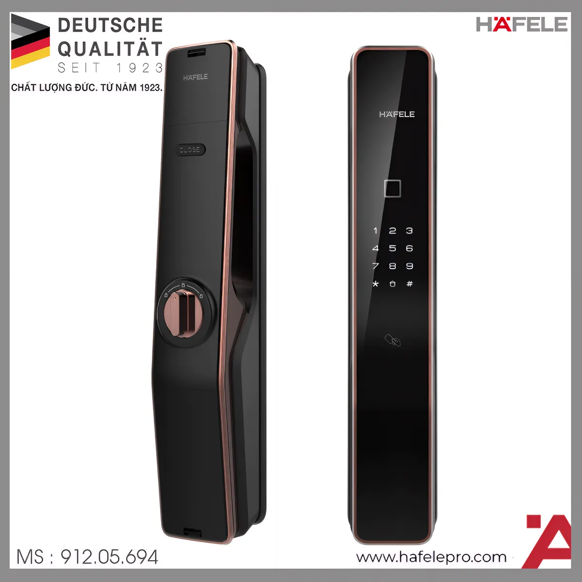 Khóa Điện Tử PP9000 Hafele 912.05.694