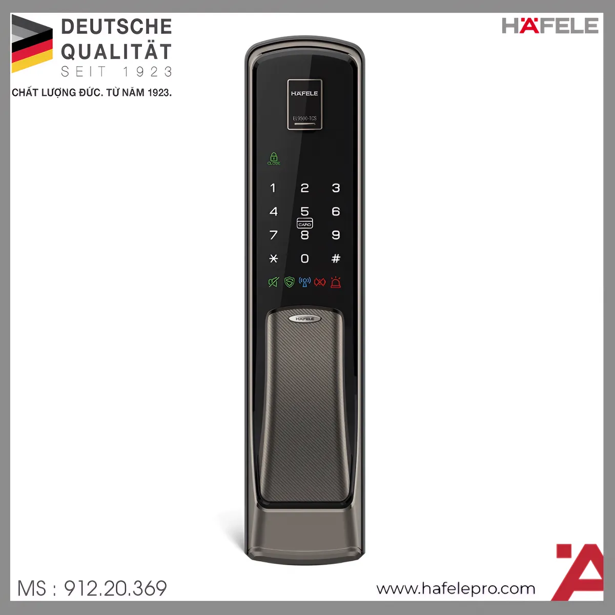 Khóa Điện Tử EL9500-TCS Hafele 912.20.369