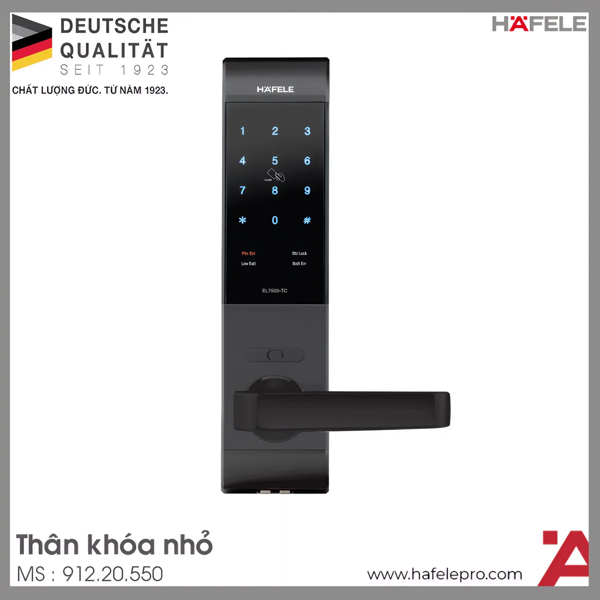 Khóa Điện Tử EL7500-TC Hafele 912.20.550