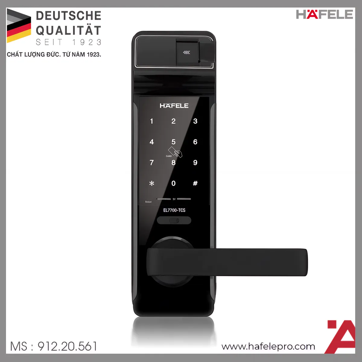 Khóa Điện Tử EL7700-TCS Hafele 912.20.561