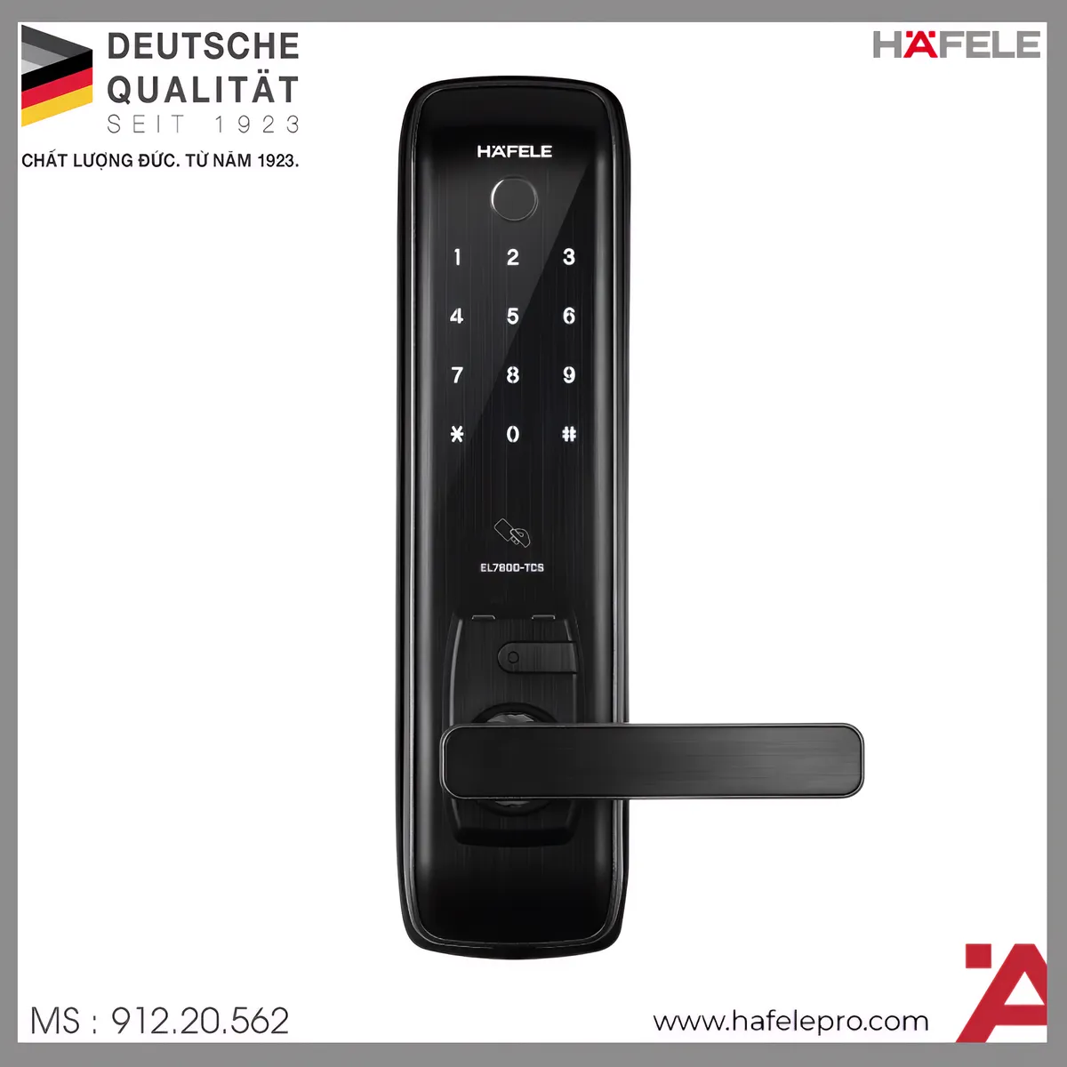 Khóa Điện Tử EL7800-TCS Hafele 912.20.562