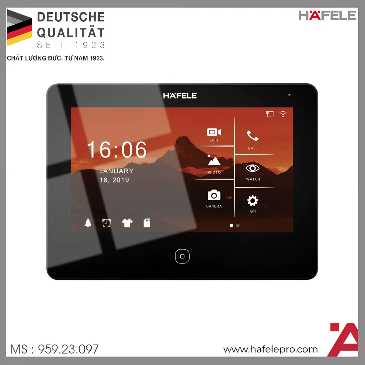 Màn Hình Cửa SVM-770HD Hafele 959.23.097