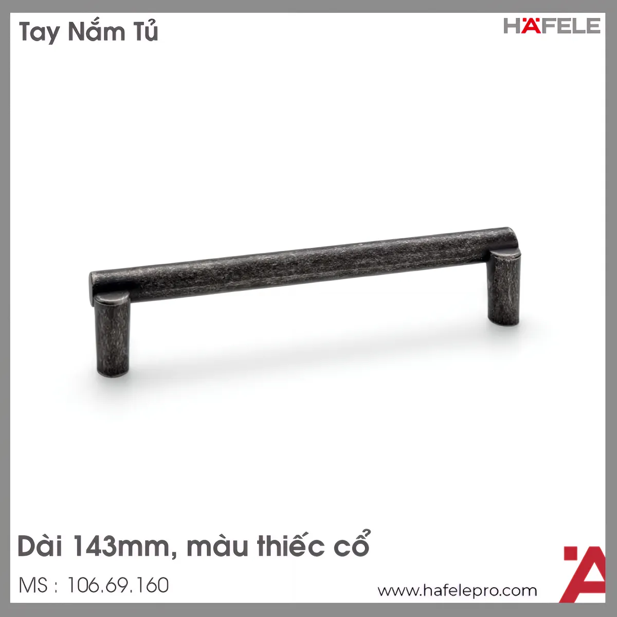 Tay Nắm Tủ 143mm H2120 Hafele 106.69.160