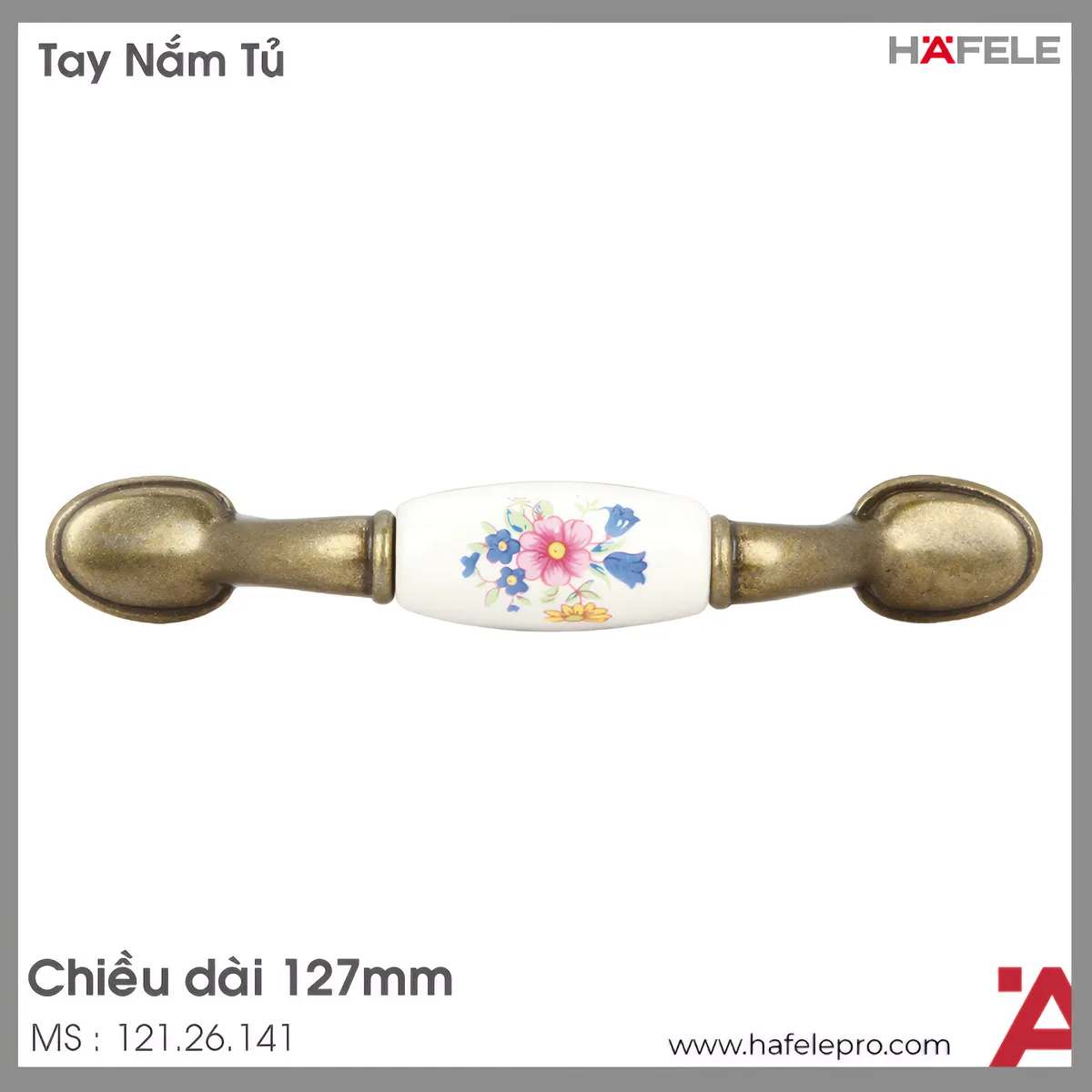 Tay Nắm Tủ Cổ Điển Hafele 121.26.141