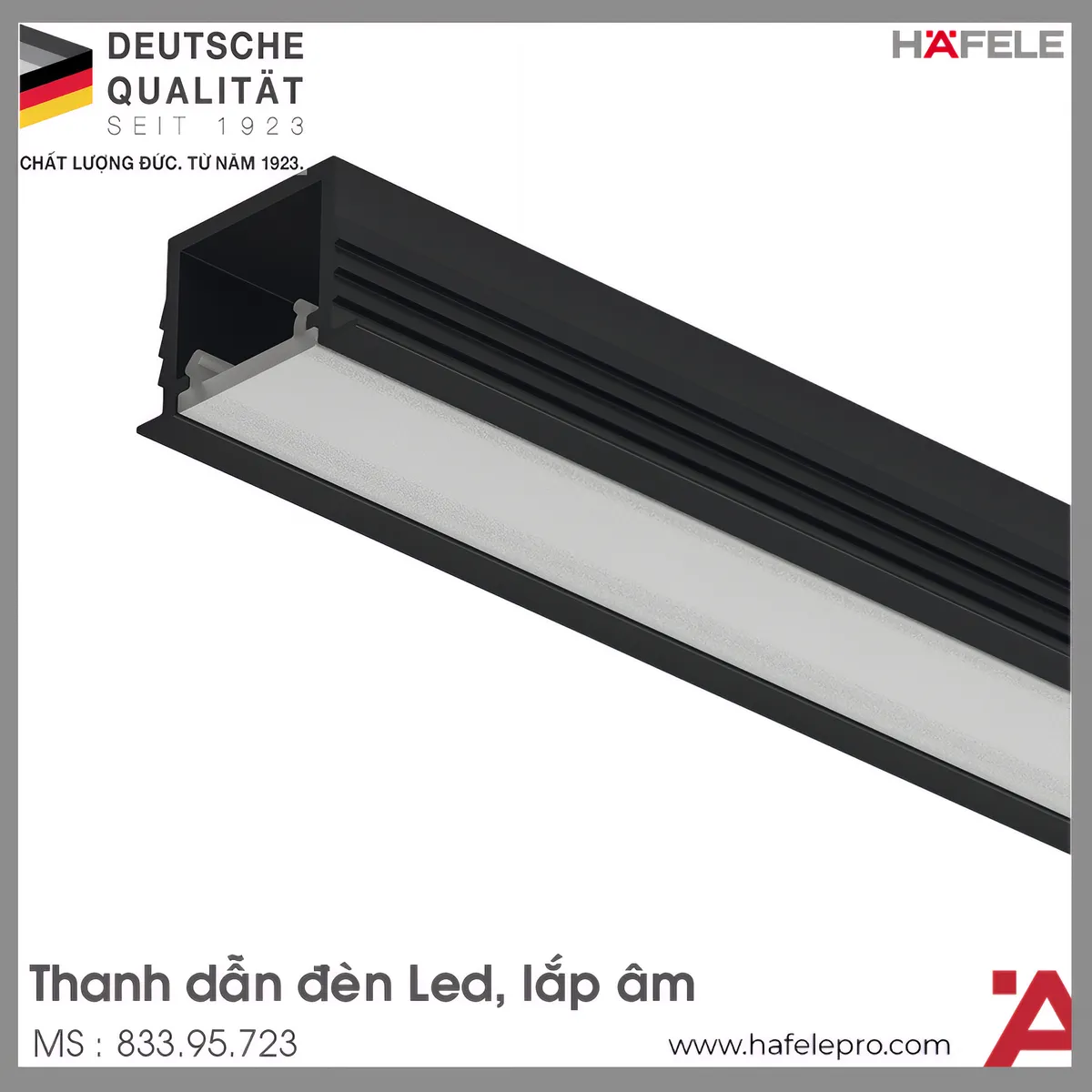 Thanh Dẫn Đèn LED Lắp Âm Hafele 833.95.723