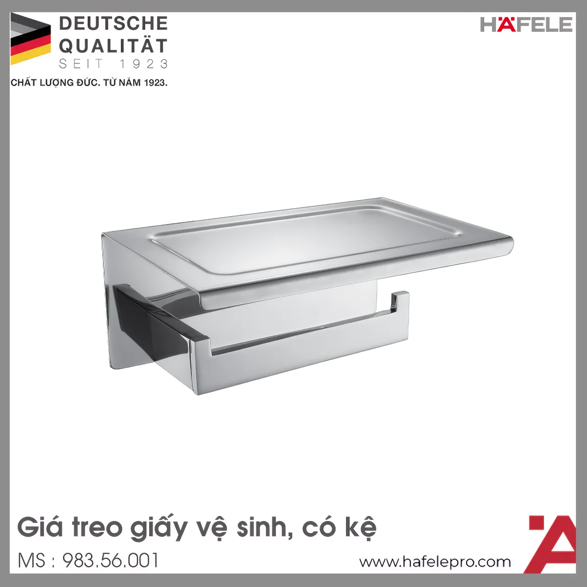 Giá Treo Giấy Vệ Sinh Có Kệ Hafele 983.56.001