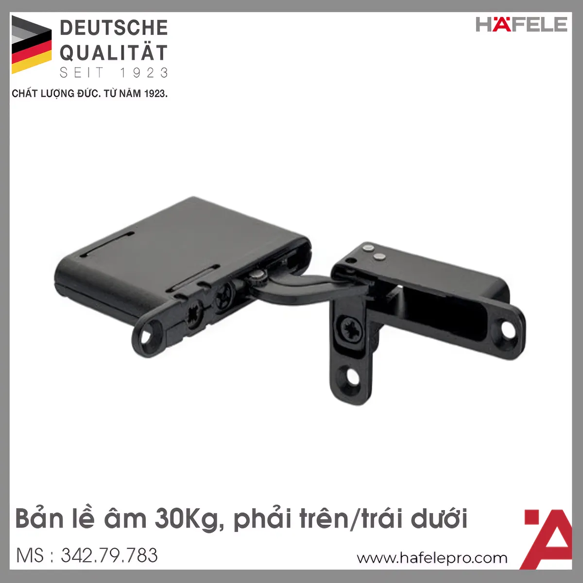Bản Lề Âm 3 Chiều Cho Cửa 30Kg Hafele 342.79.783