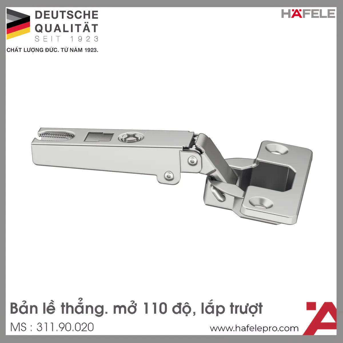 Bản Lề Tủ Trùm Ngoài G0 Hafele 311.90.020