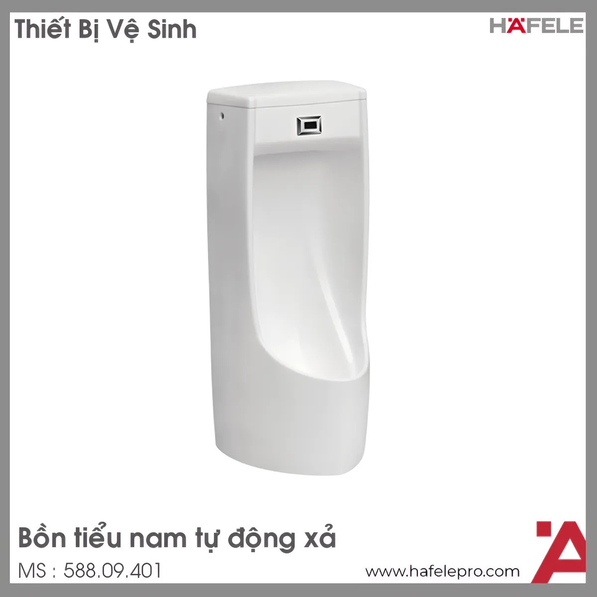 Bồn Tiểu Nam Đặt Sàn Tự Động Hafele 588.09.401