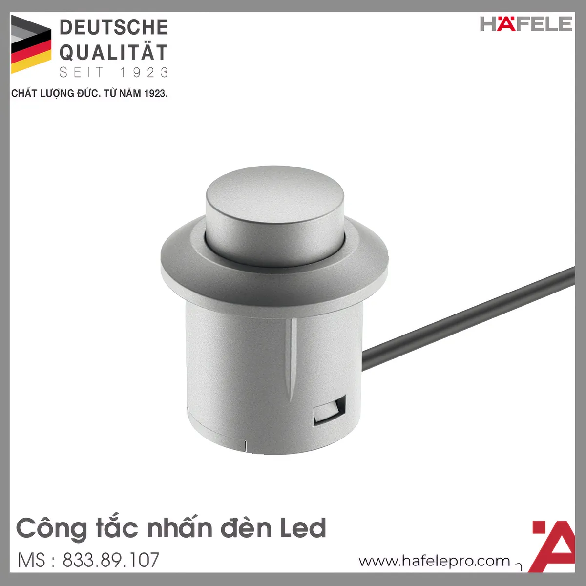 Công Tắc Nhấn Đèn LED Hafele 833.89.107