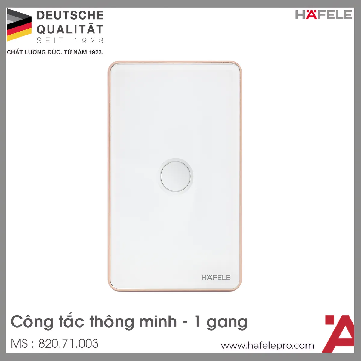 Công Tắc Đèn Thông Minh 1 Gang Hafele 820.71.003