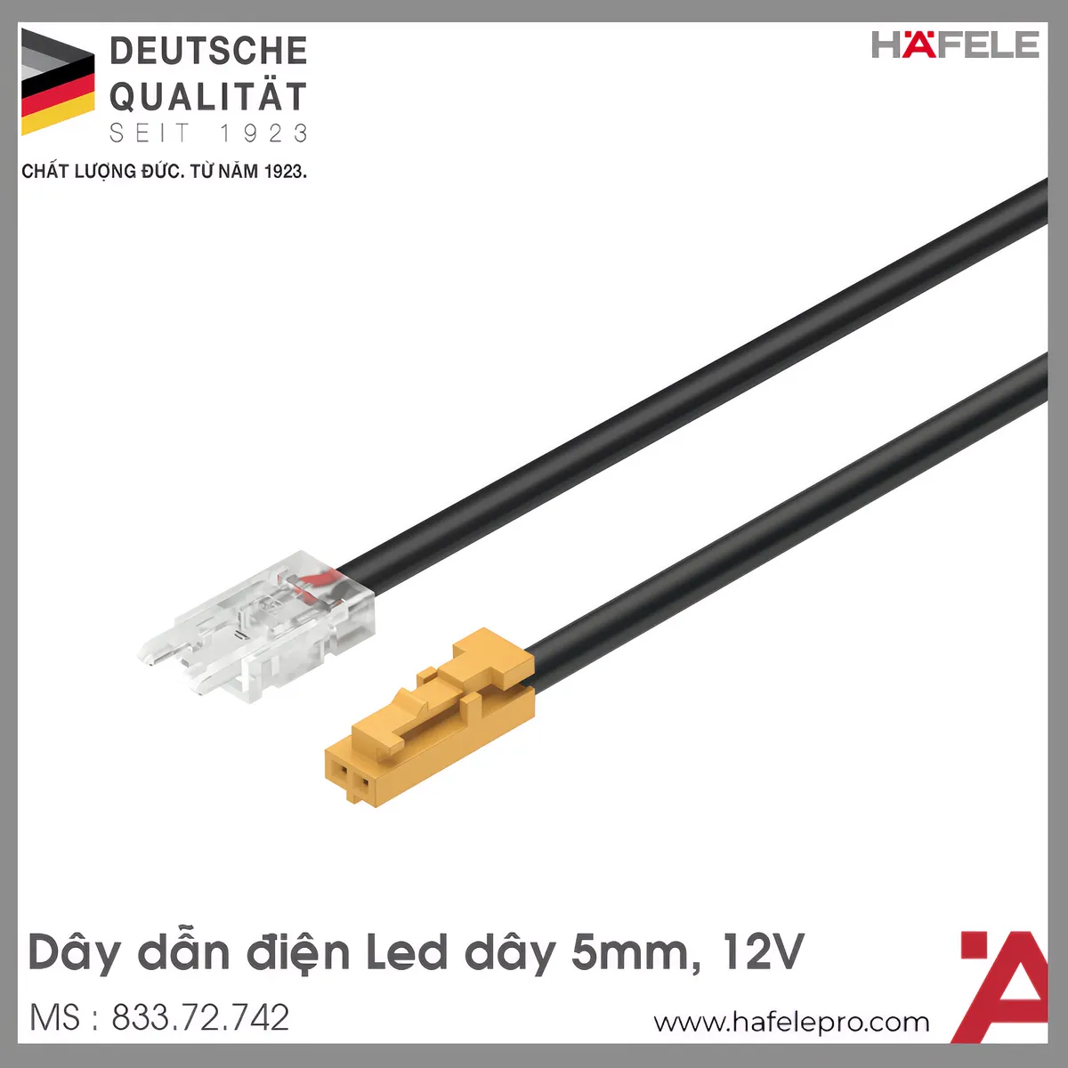Dây Dẫn Điện Cho Led Dây 5mm Hafele 833.72.742