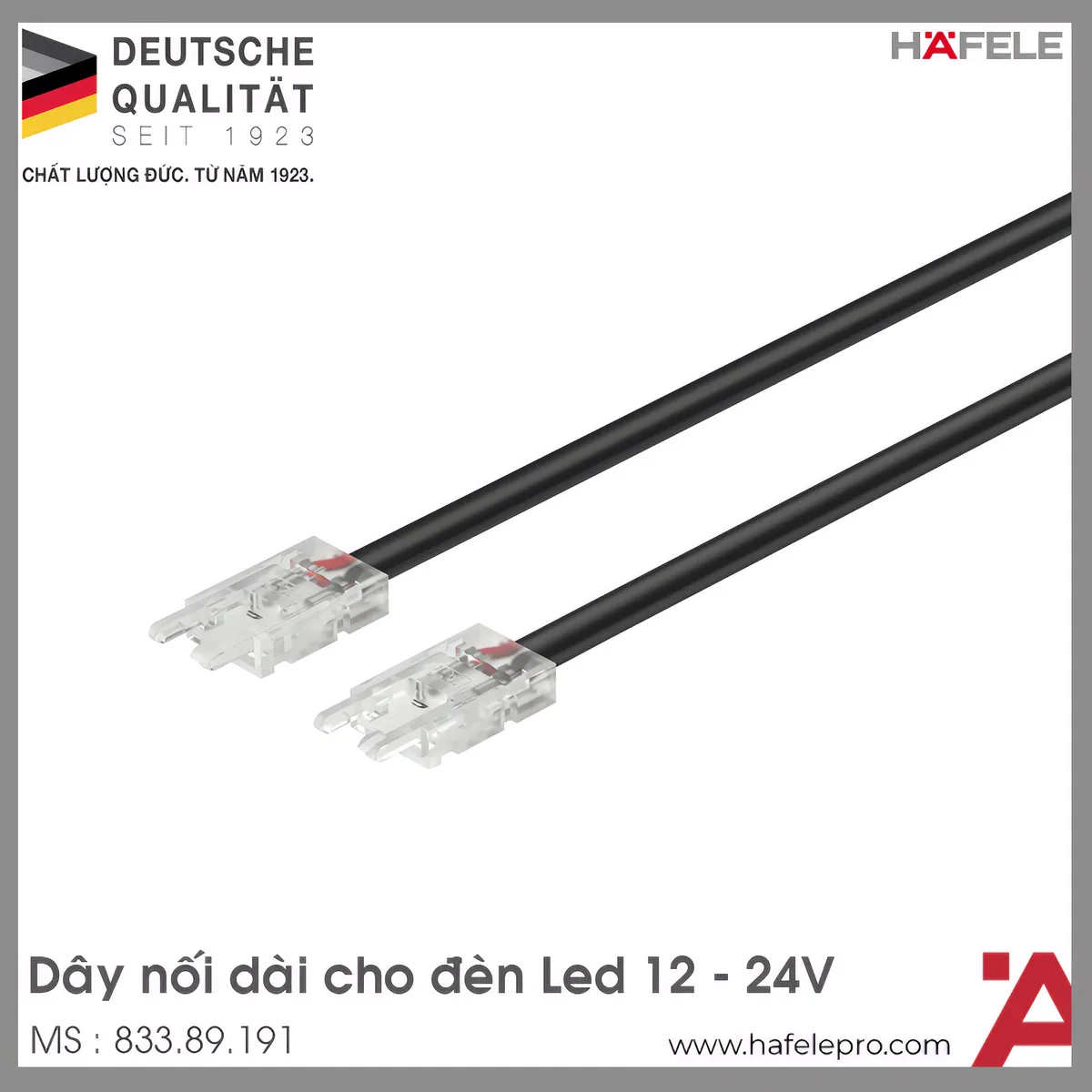 Dây Nối Cho Đèn LED Dây 8mm Hafele 833.89.191