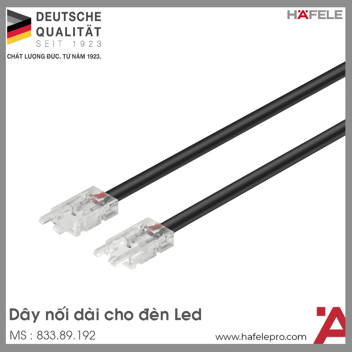 Dây Nối Cho Đèn LED Dây 8mm Hafele 833.89.192