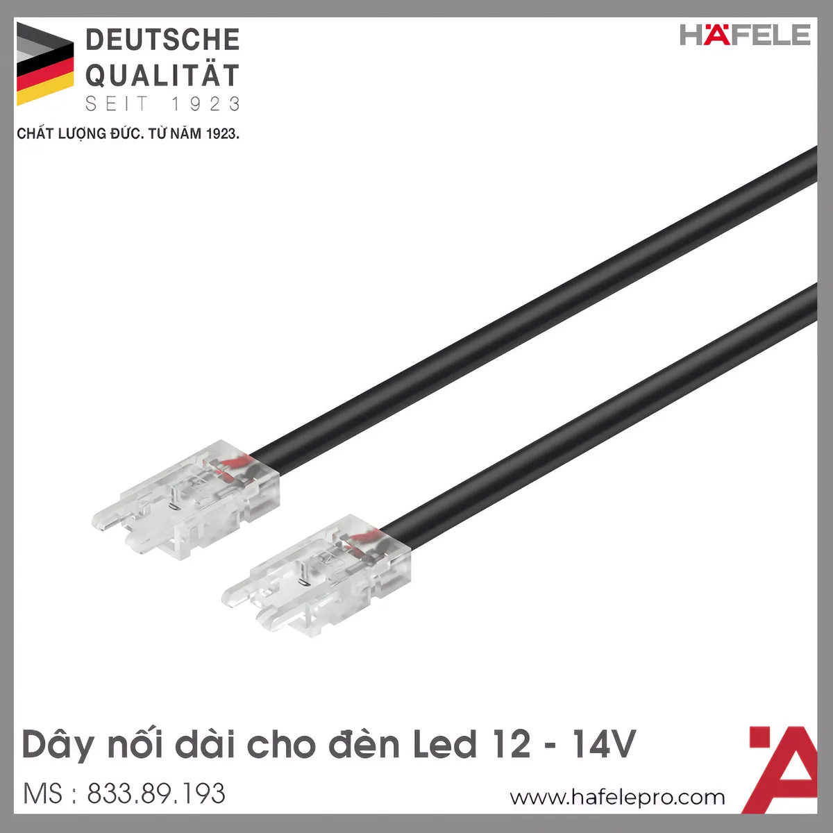 Dây Nối Cho Đèn LED Dây 8mm Hafele 833.89.193