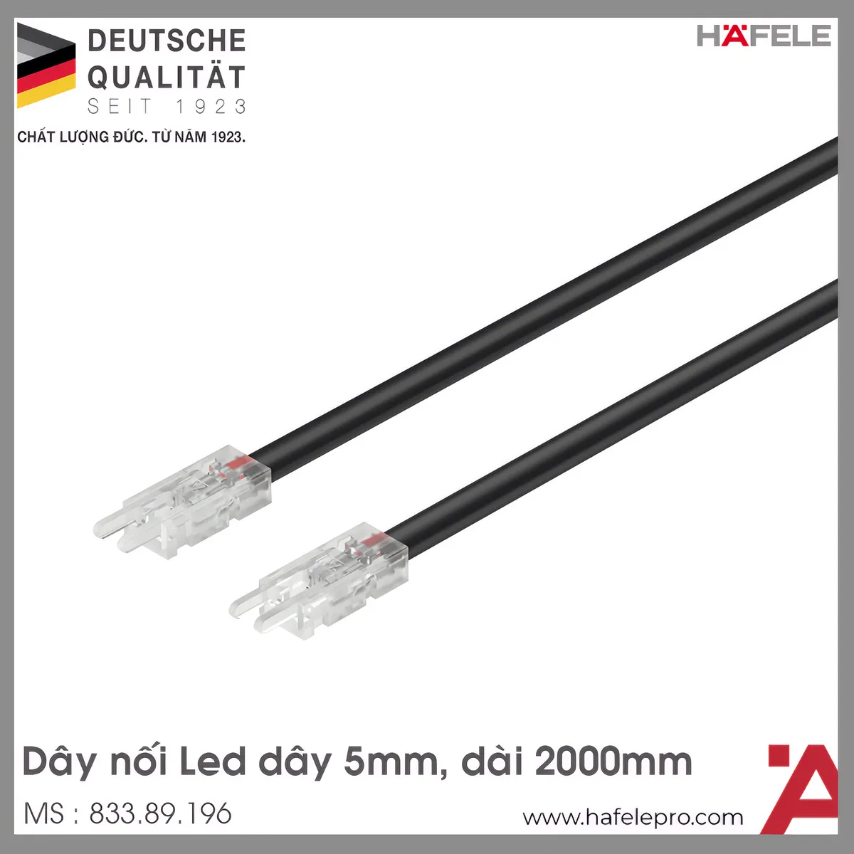 Dây Nối Cho Đèn Led Dây 5mm Hafele 833.89.196