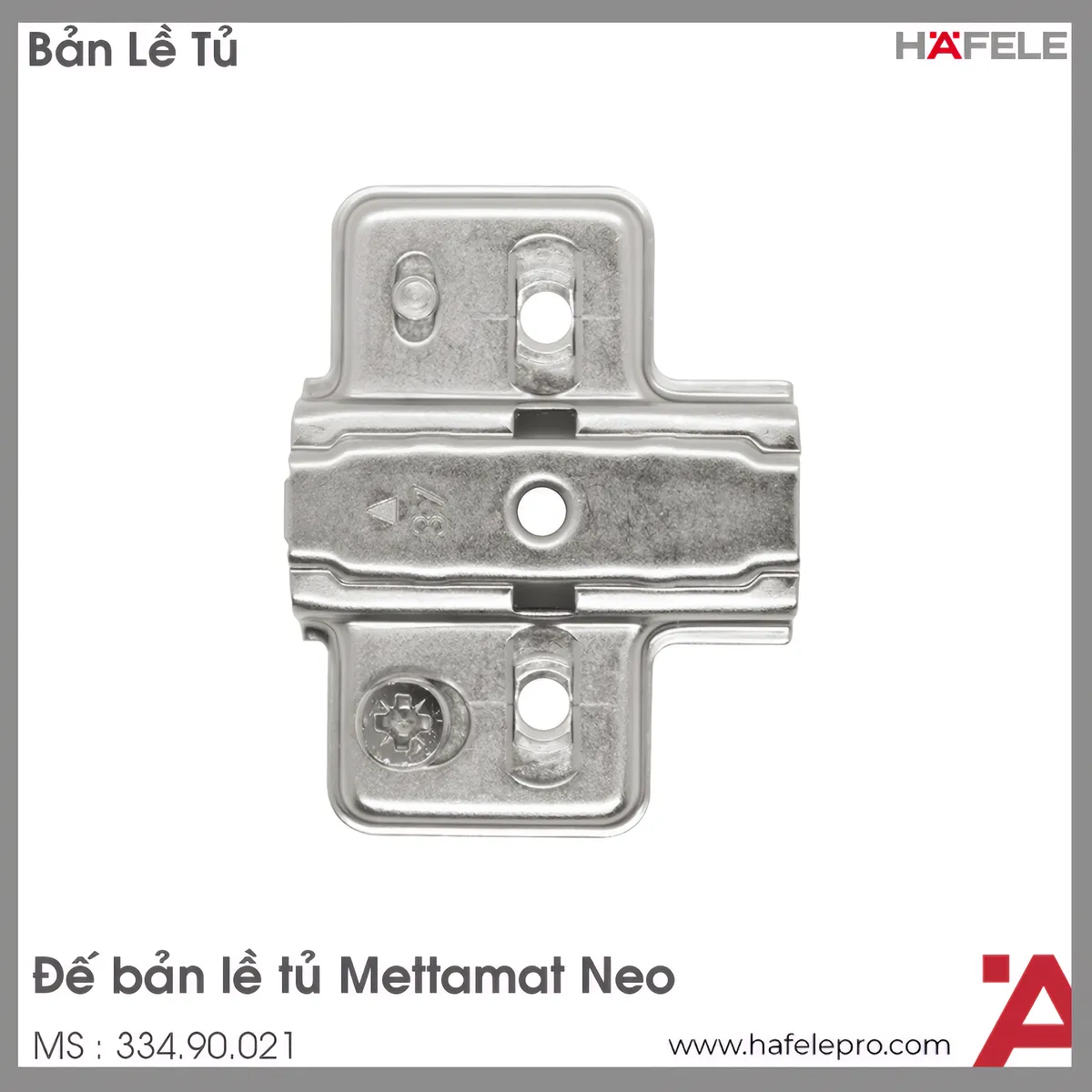Đế Bản Lề Mettalamat Neo Chữ Thập Hafele 334.90.021