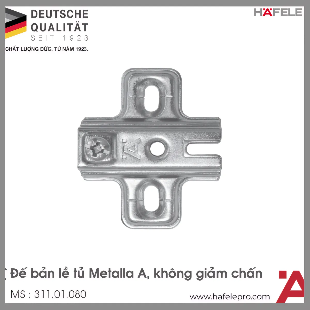 Đế Bản Lề Metalla A Hafele 311.01.080