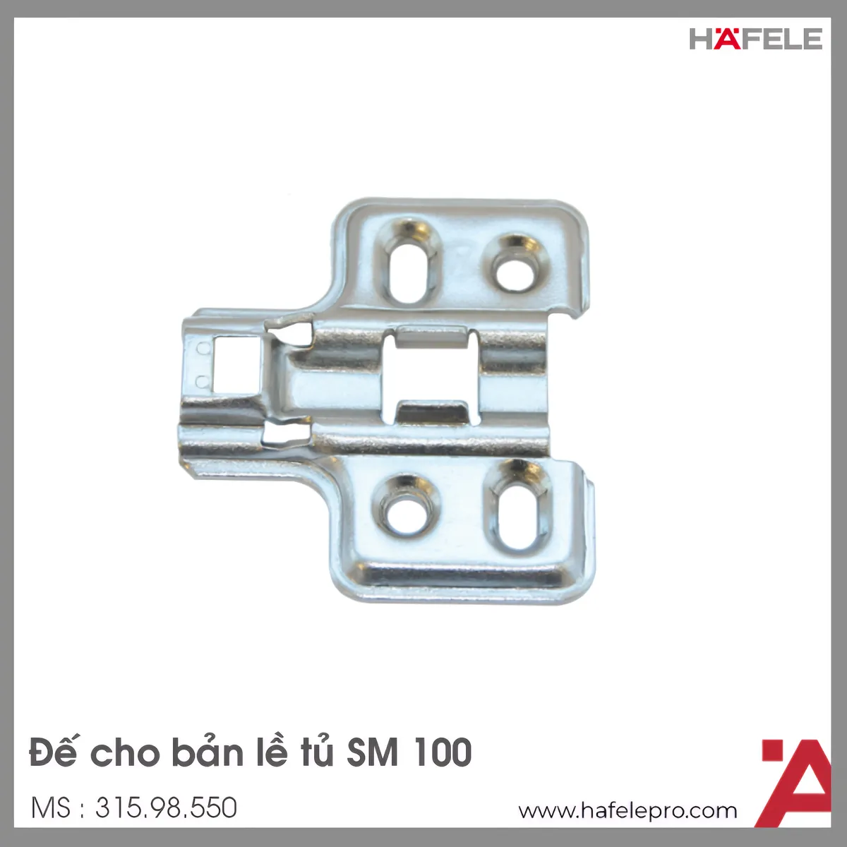 Đế Bản Lề Tủ SM 100 Hafele 315.98.550