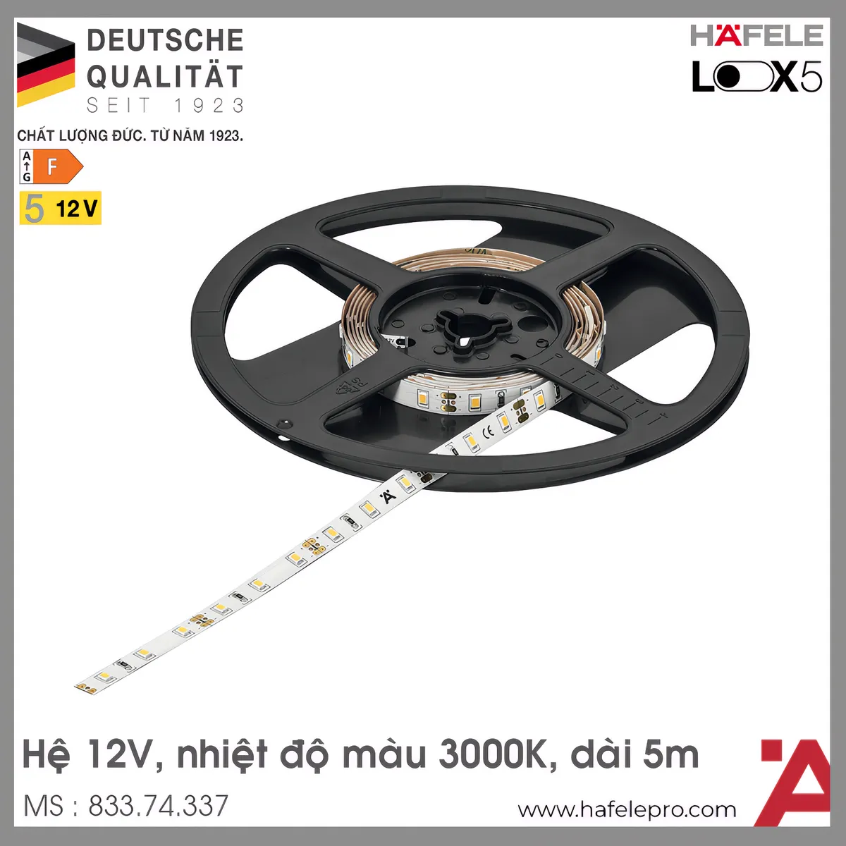 Đèn Led Dây 12V Loox5 Hafele 833.74.337