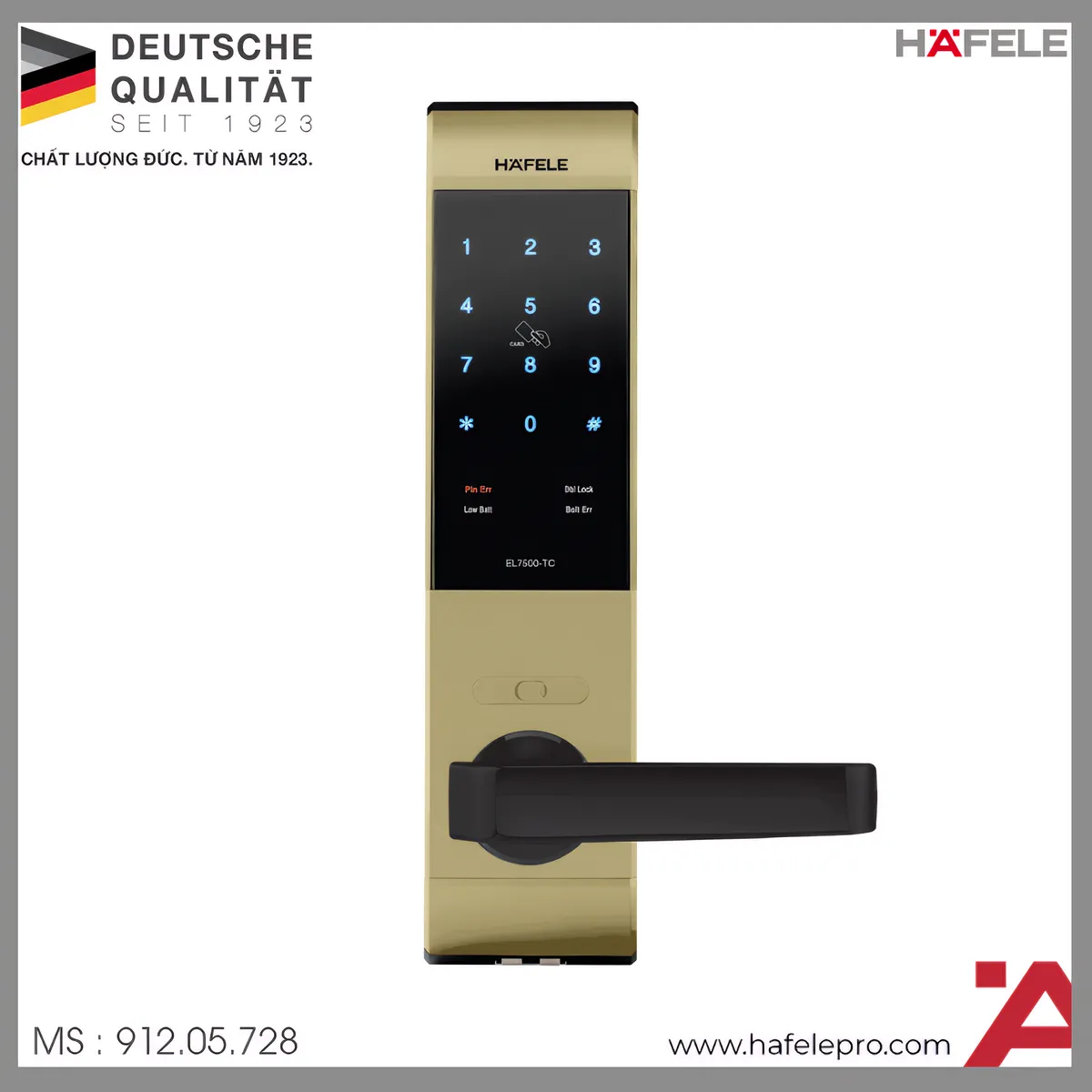 Khóa Điện Tử EL7500 Hafele 912.05.728