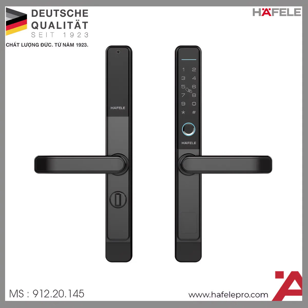 Khóa Điện Tử Cửa Nhôm DL6600 Hafele 912.20.145