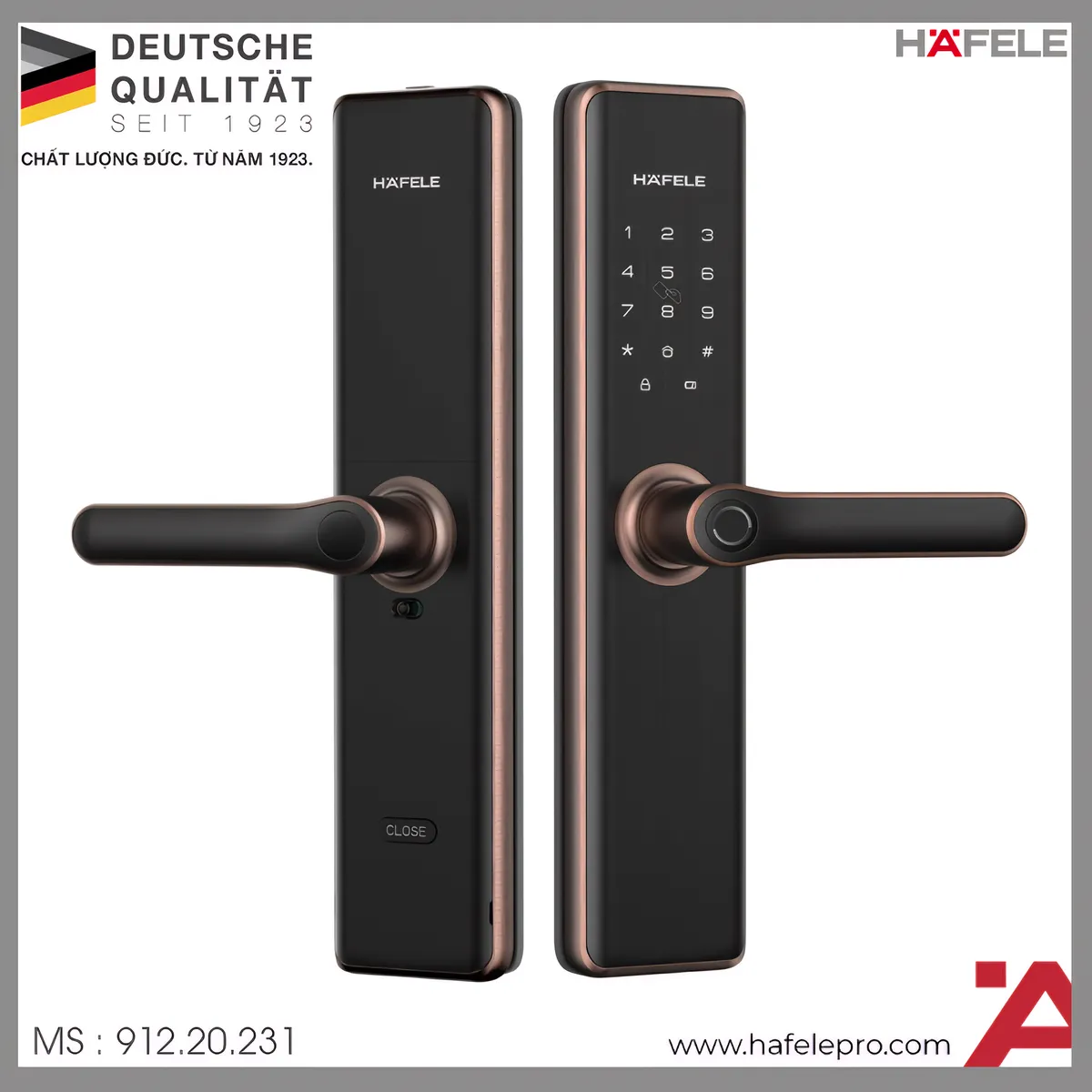 Khóa Điện Tử DL7600 Hafele 912.20.231