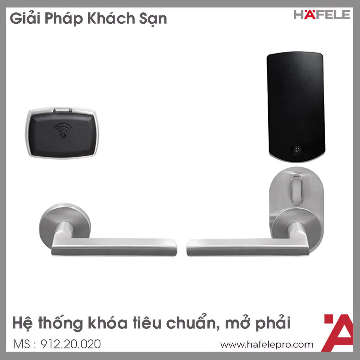 Hệ Thống Khóa Khách Sạn PL100 Hafele 912.20.020