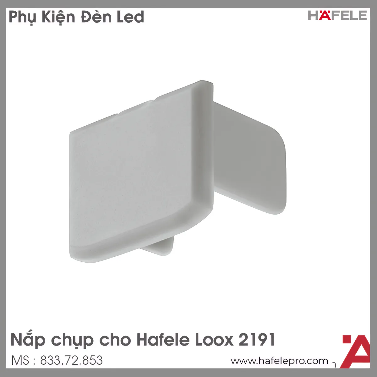 Nắp Che Thanh Dẫn Đèn Lắp Nổi Hafele 833.72.853