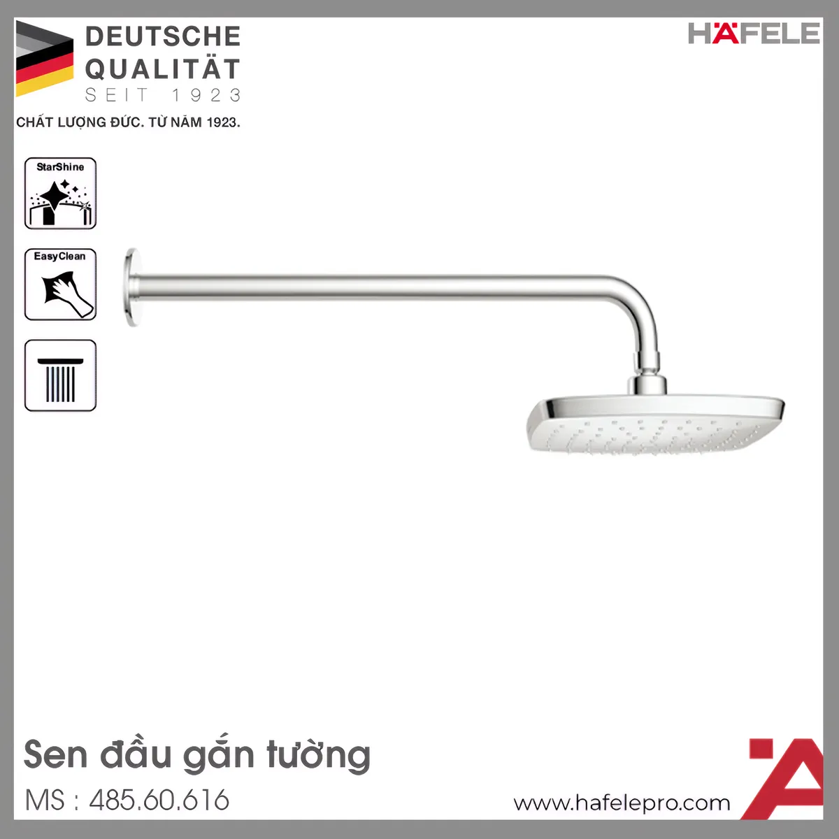 Sen Đầu Gắn Tường Airsense 219S Hafele 485.60.616