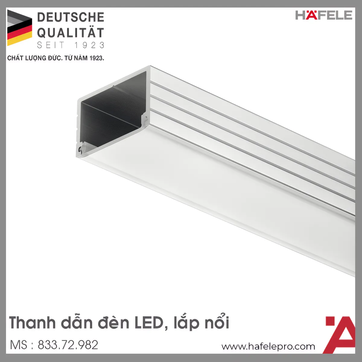 Thanh Dẫn Đèn LED Lắp Nổi Hafele 833.72.982