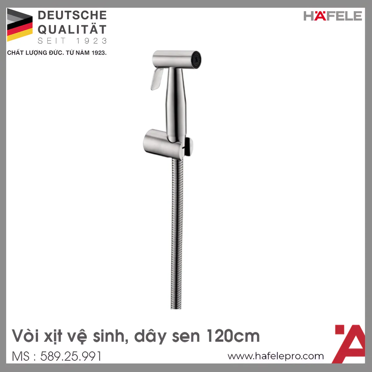 Vòi Xịt Vệ Sinh Có Giá Đỡ Hafele 589.25.991