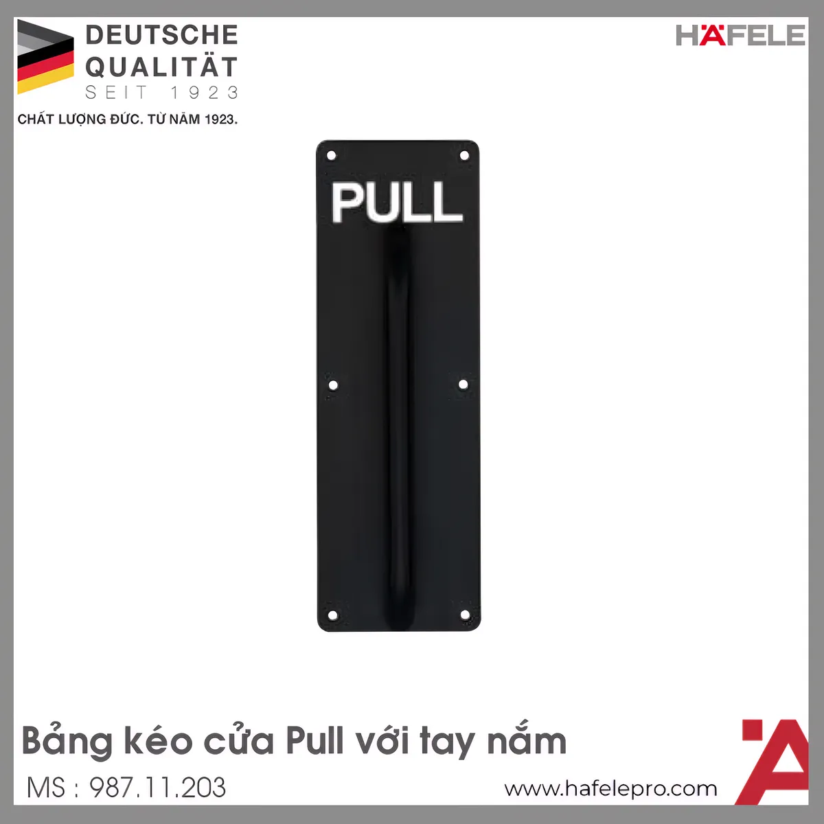 Bảng Kéo Cửa Pull Với Tay Nắm Hafele 987.11.203