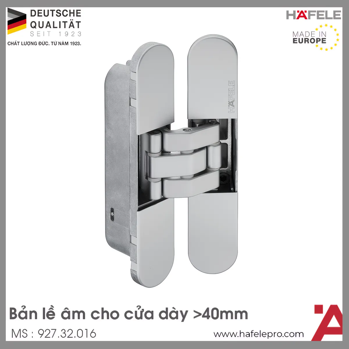 Bản Lề Cửa Âm Hafele 927.91.634