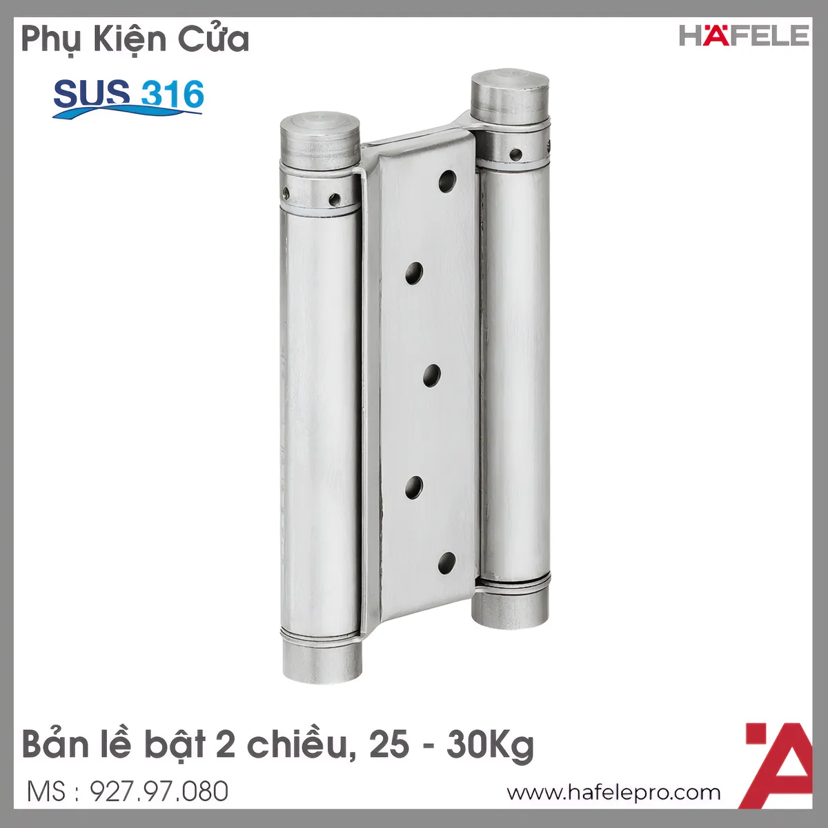 Bản Lề Bật 2 Chiều 6'' Hafele 927.97.080