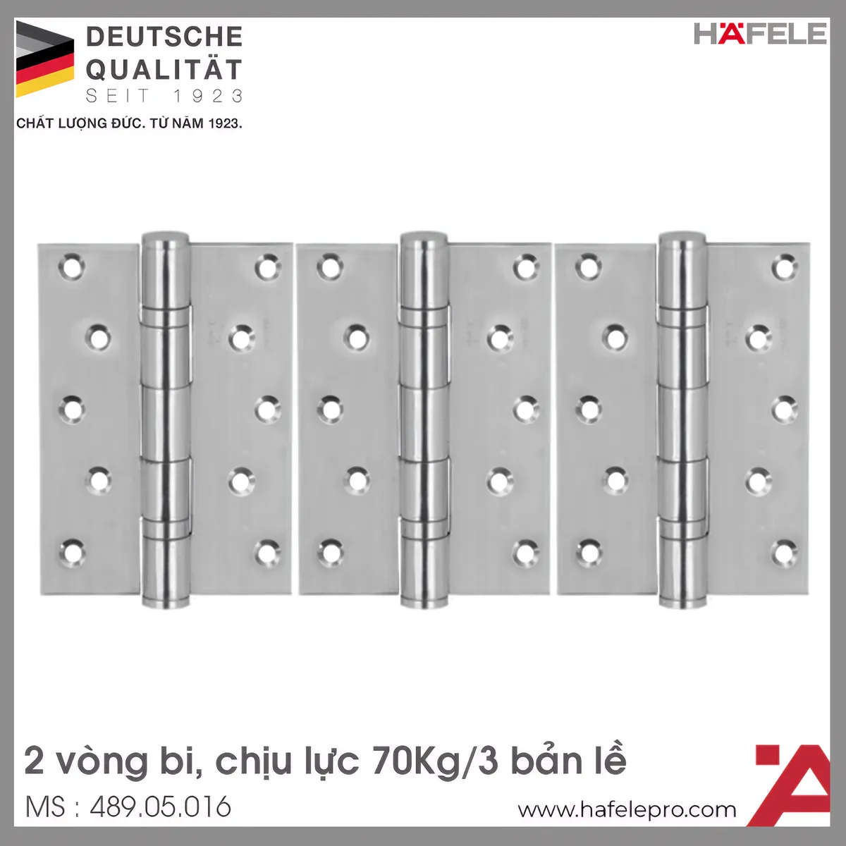Bản Lề Lá DIY 2 Vòng Bi Hafele 489.05.016