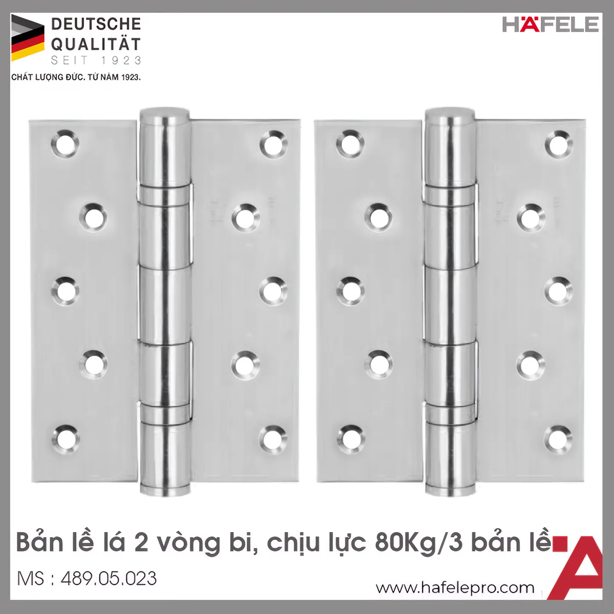 Bản Lề Lá 2 Vòng Bi Hafele 489.05.023