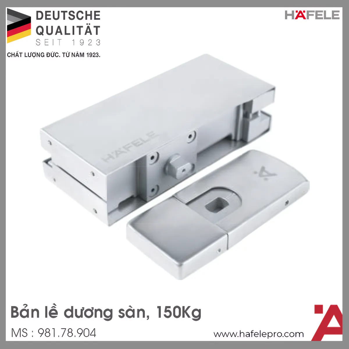 Bản Lề Dương Sàn 150Kg HPF100 Hafele 981.78.904