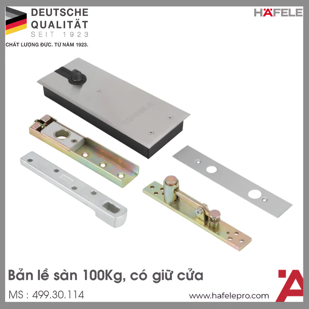 Bản Lề Sàn EN3 100Kg Hafele 499.30.114