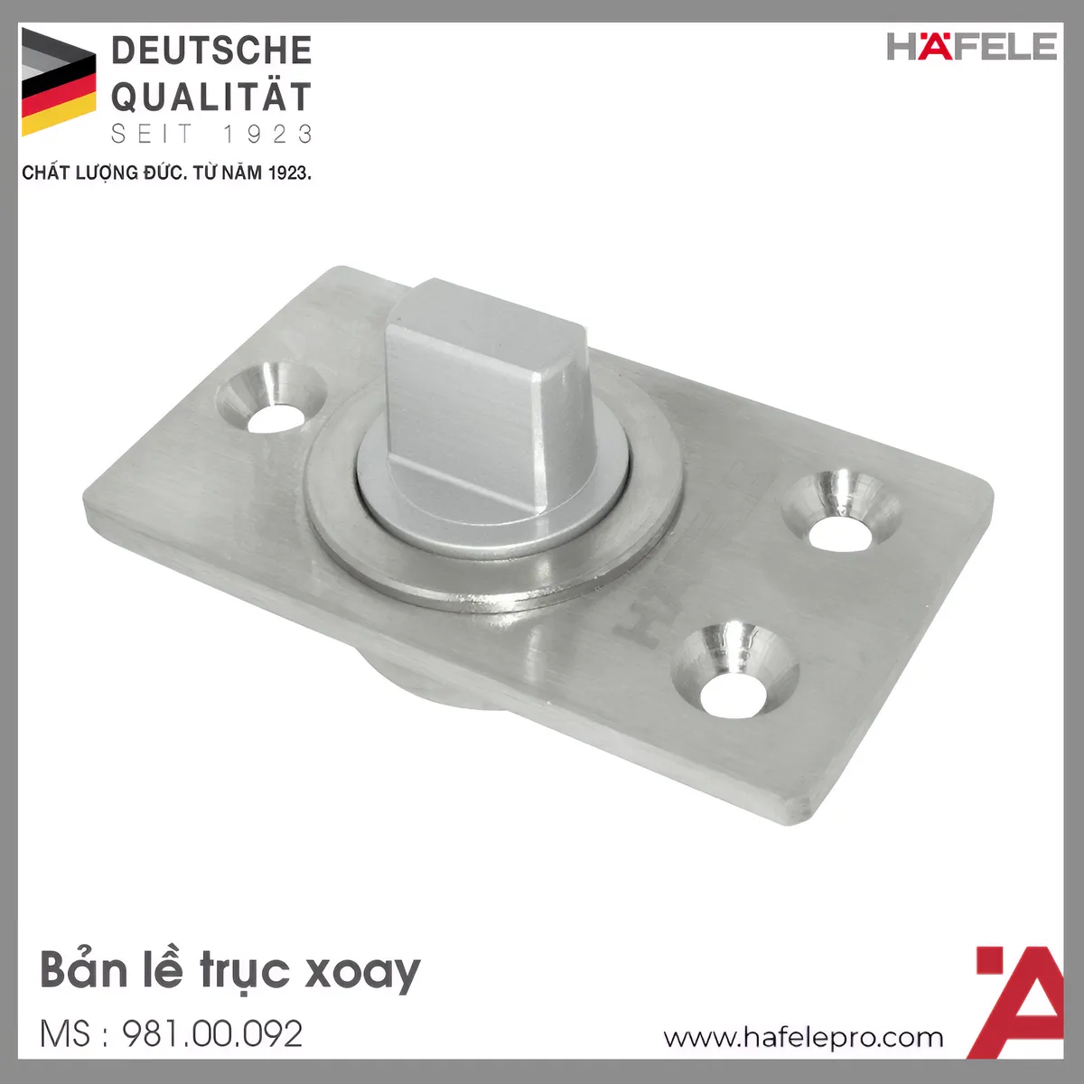 Bản Lề Trục Xoay < 250Kg Hafele 981.00.092