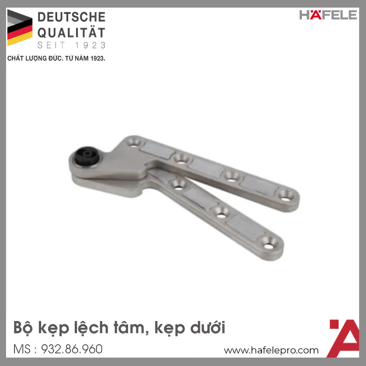 Bộ Kẹp Lệch Tâm Kẹp Dưới Hafele 932.86.960