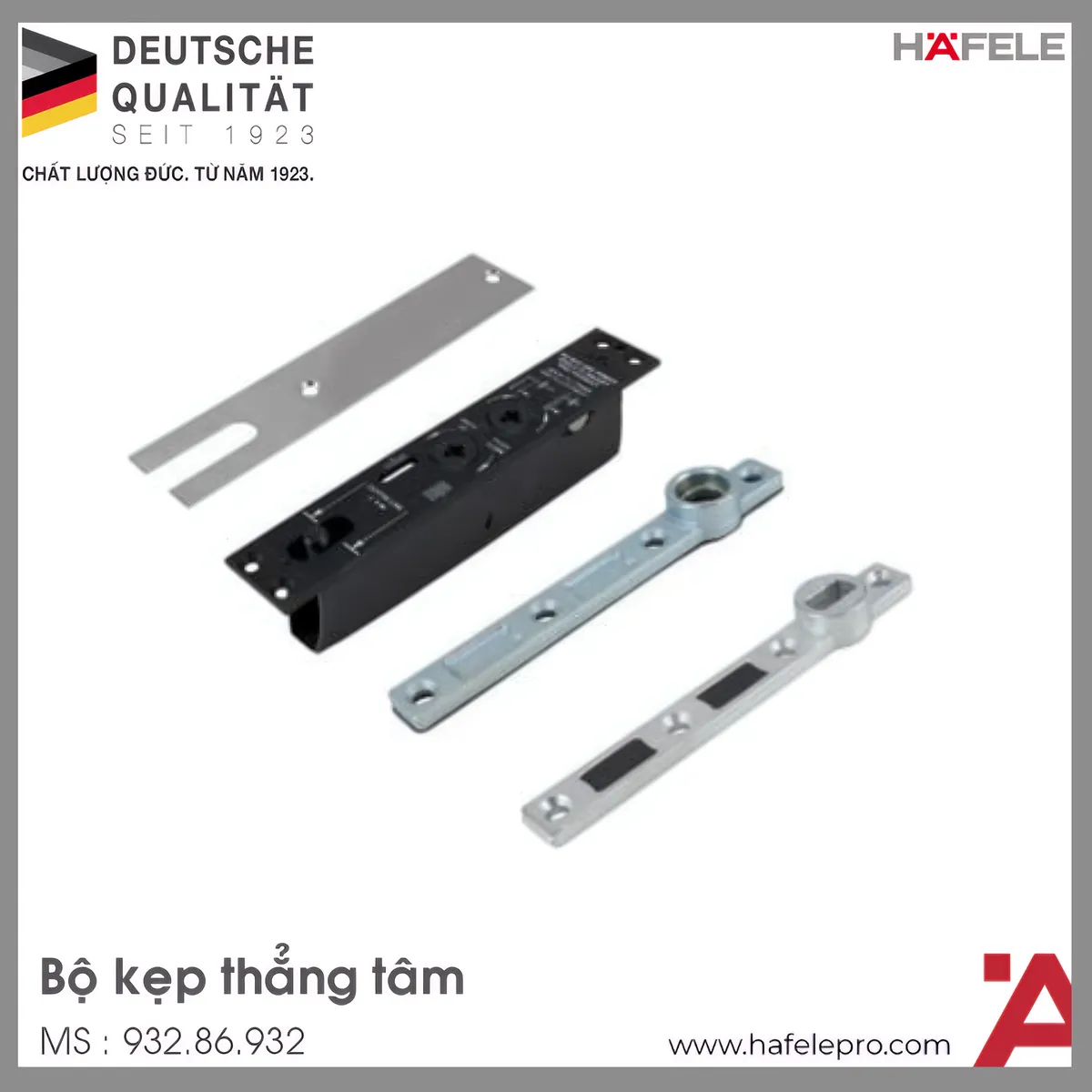 Bộ Kẹp Thẳng Tâm Hafele 932.86.932