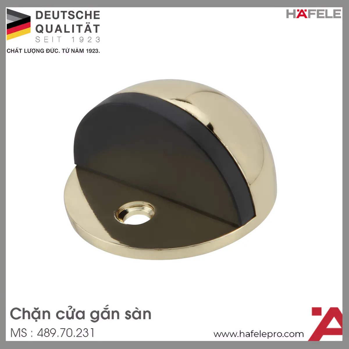 Chặn Cửa Bán Nguyệt Gắn Sàn Hafele 489.70.231