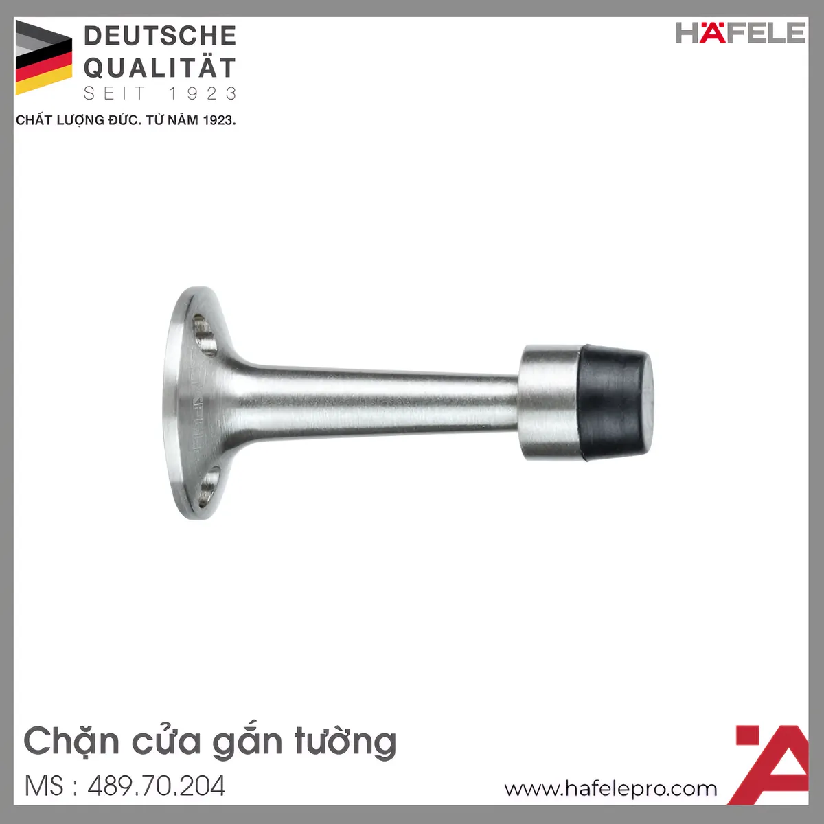Chặn Cửa Gắn Tường 65mm Hafele 489.70.204